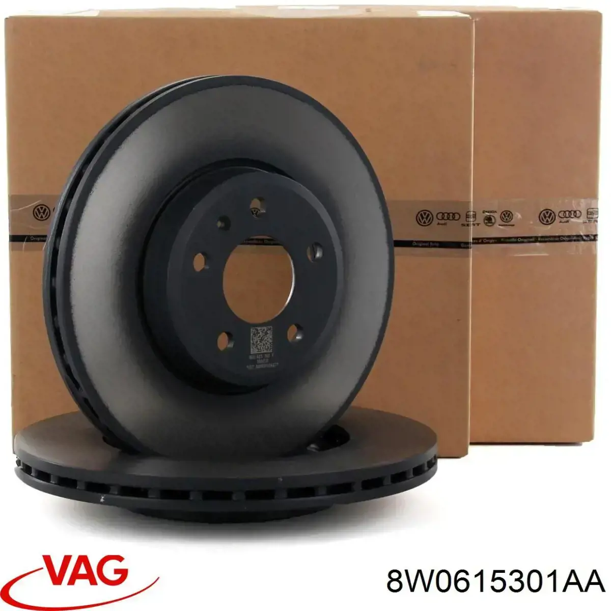 Compre 8W0615301AA VAG Disco do freio dianteiro
