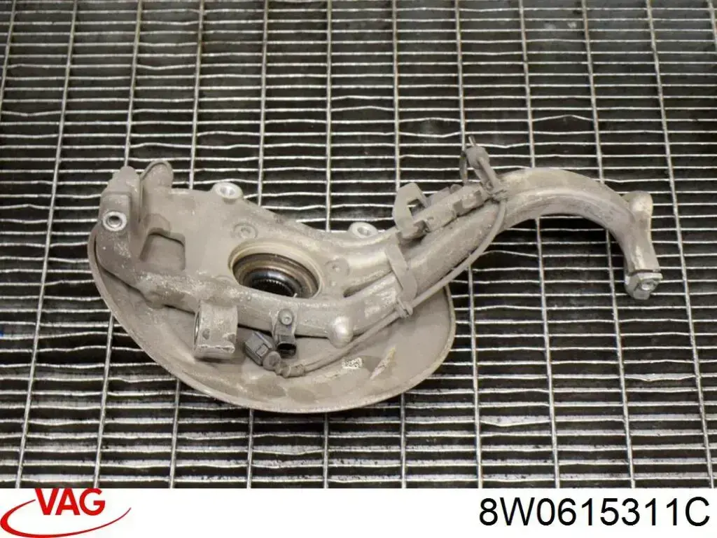 8W0615311C VAG Proteção do freio de disco dianteiro esquerdo