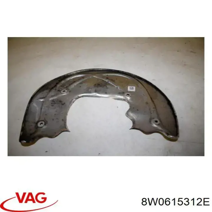 8W0615312C VAG Proteção do freio de disco dianteiro direito