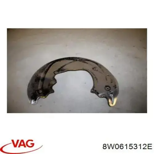 Proteção do freio de disco dianteiro direito VAG 8W0615312C preço, a partir de 63,52 USD