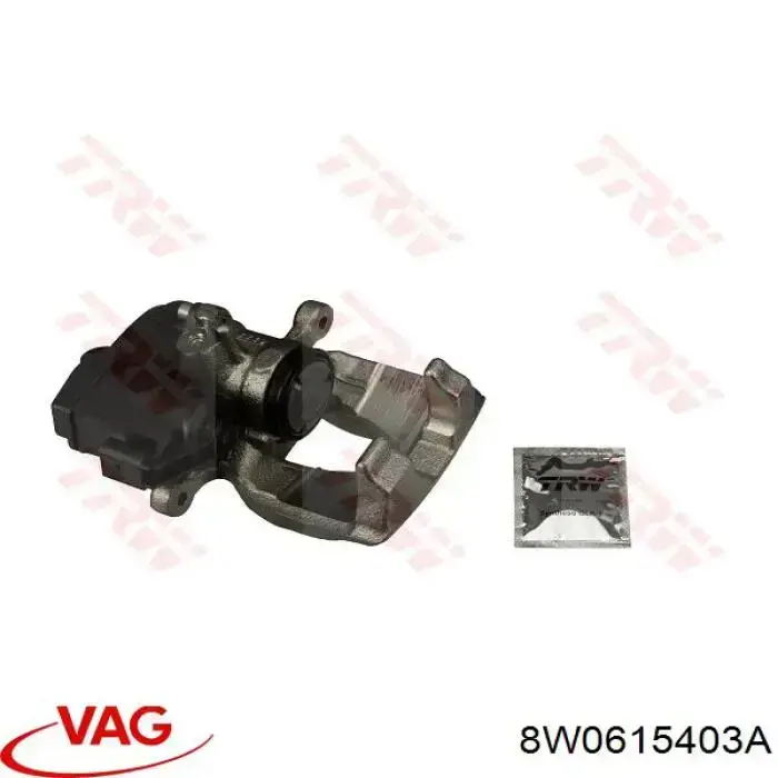 8W0615403A VAG Suporte do freio traseiro esquerdo
