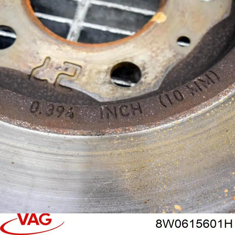 Compre 8W0615601H VAG Disco do freio traseiro