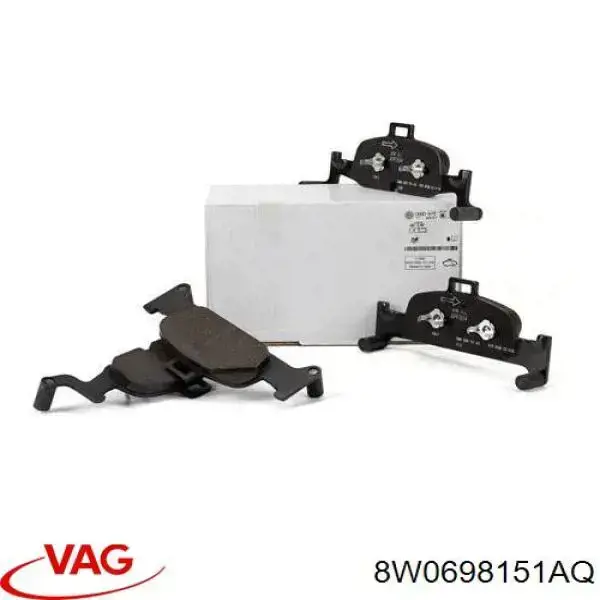 Sapatas do freio dianteiras de disco VAG 8W0698151AQ preço, a partir de 51,90 USD
