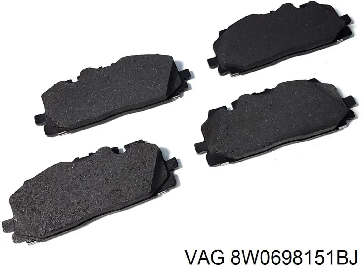 Sapatas do freio dianteiras de disco VAG 8W0698151BJ preço, a partir de 50,83 USD