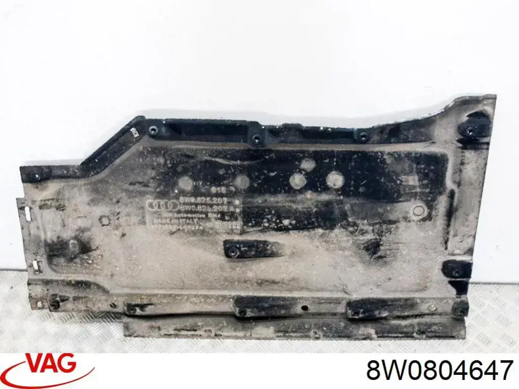 8W0804647 VAG Proteção de motor, de panela (da seção de motor)