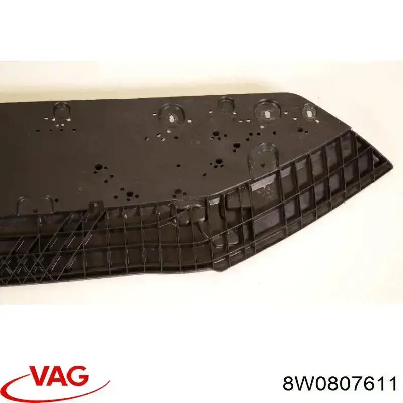 8W0807611 VAG Proteção do pára-choque dianteiro