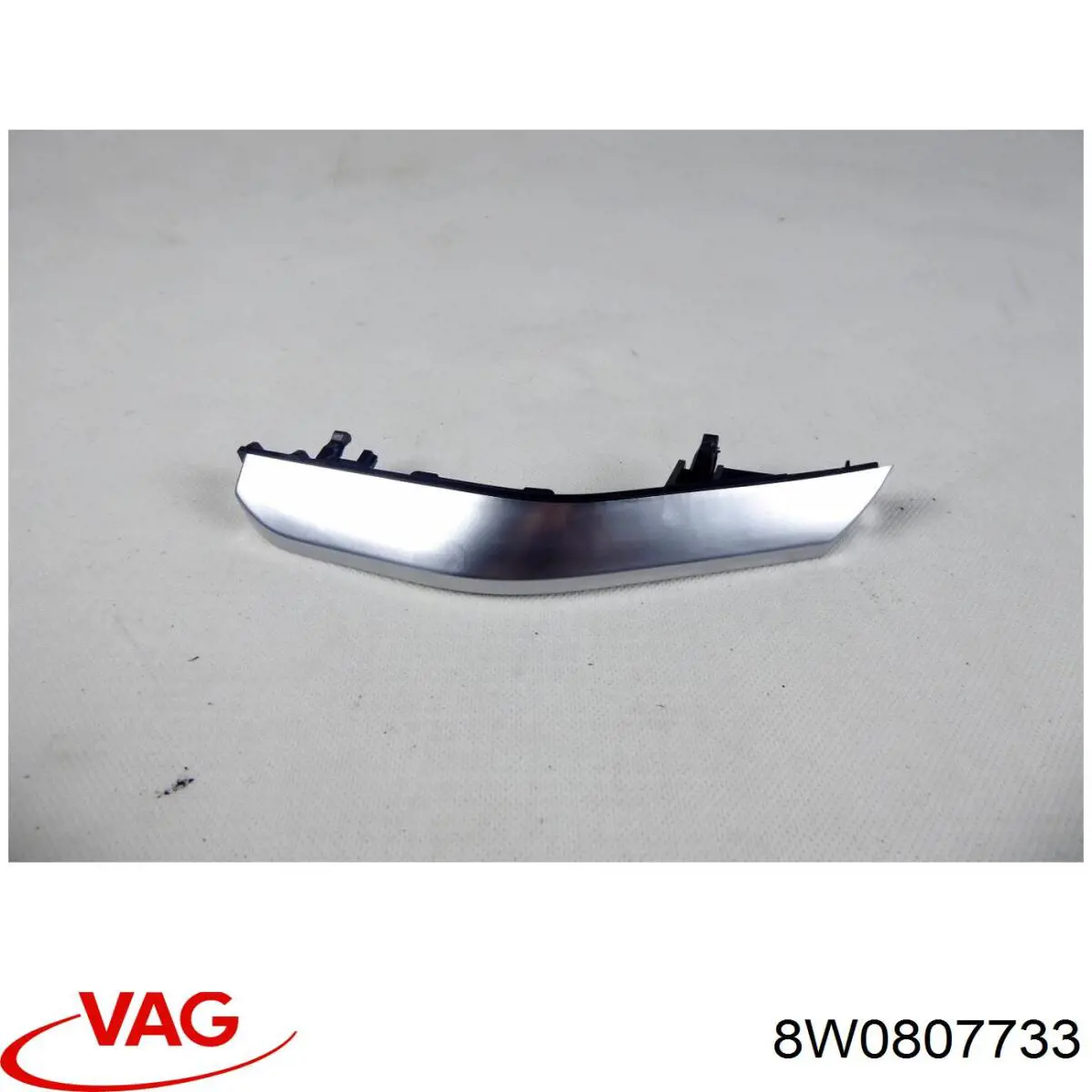 8W0807733 VAG Proteção do pára-choque dianteiro