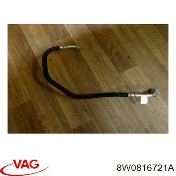 8W0816721A VAG Mangueira de aparelho de ar condicionado, desde o compressor até o radiador