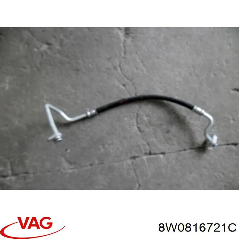 8W0816721C VAG Mangueira de aparelho de ar condicionado, desde o compressor até o radiador