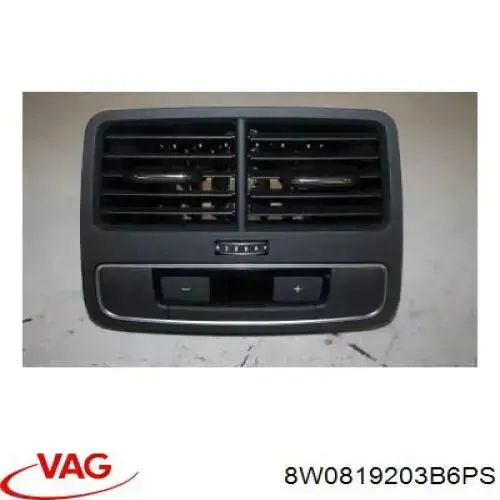 Grelha traseira de ventilação de salão no braço VAG 8W0819203B6PS preço, a partir de 81,72 USD