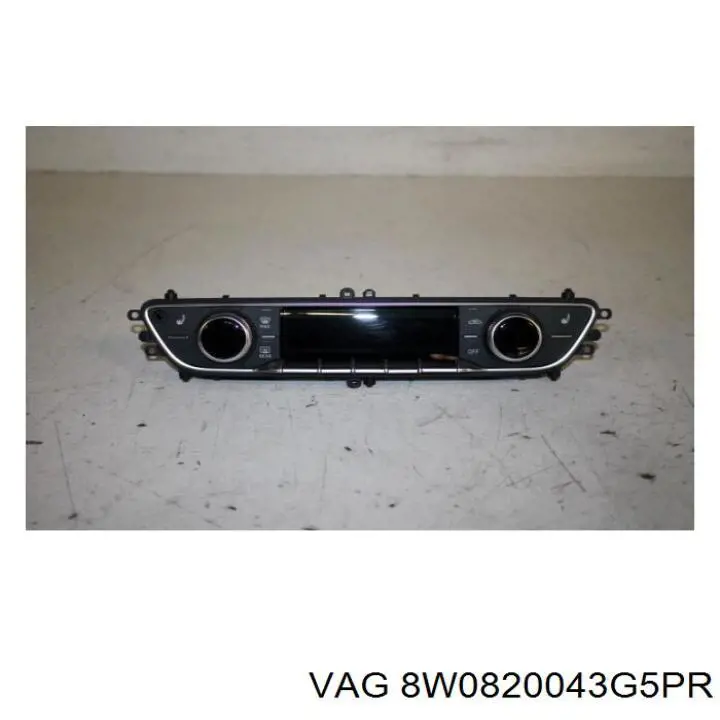 8W0820043G5PR VAG Unidade de controlo dos modos de aquecimento/condicionamento
