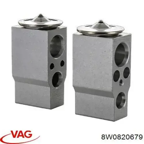 8W0820679 VAG Válvula TRV de aparelho de ar condicionado