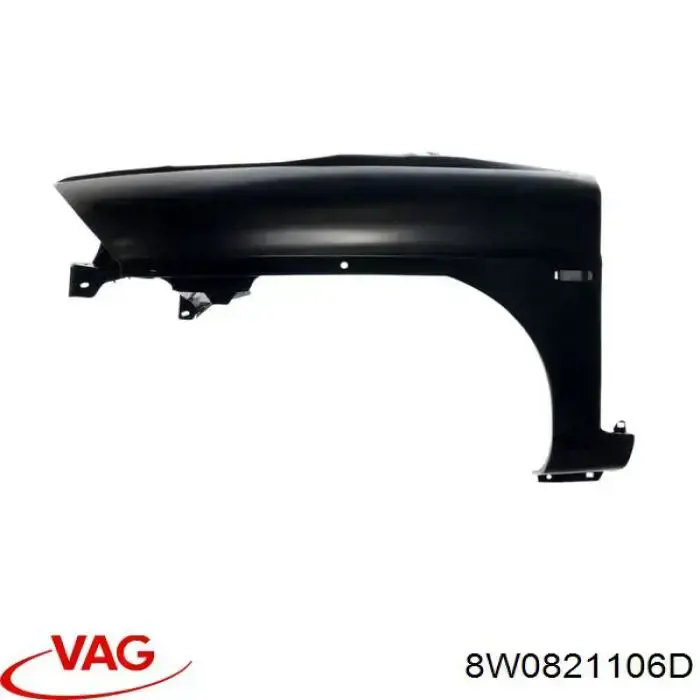 8W0821106D VAG Pára-lama dianteiro direito