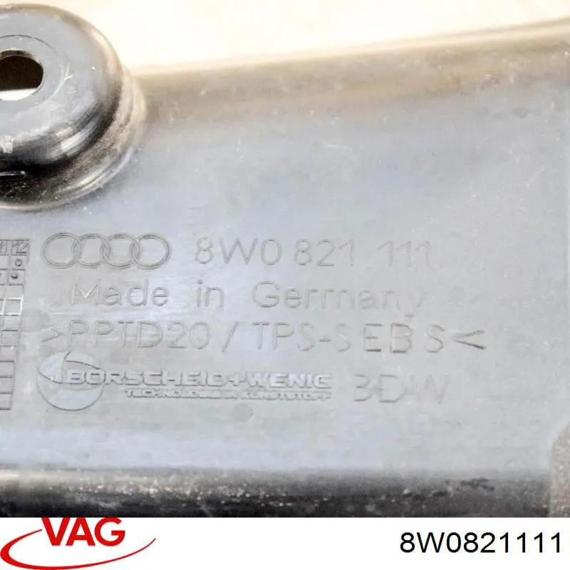 Compactador do pára-lama VAG 8W0821111 preço, a partir de 23,12 USD
