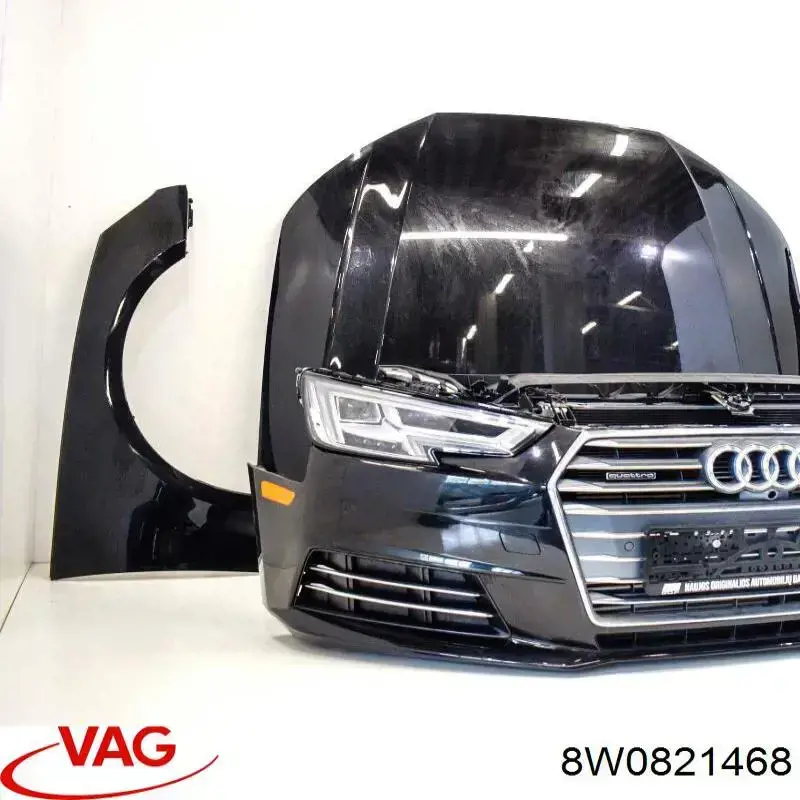 8W0821468 VAG Consola superior de fixação do pára-lama dianteiro direito