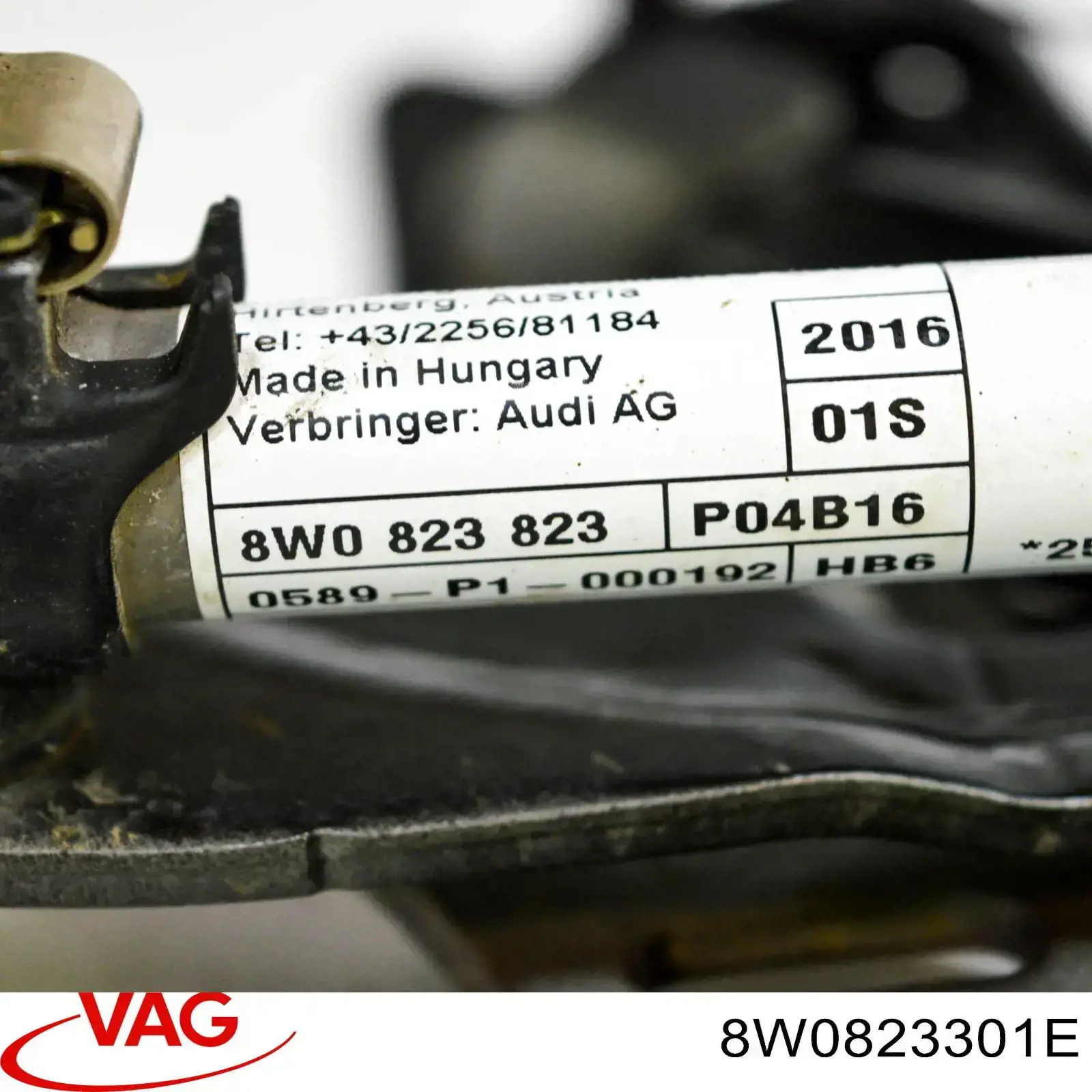 Gozno da capota VAG 8W0823301E preço, a partir de 189,95 USD