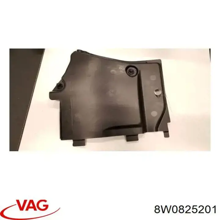 8W0825201 VAG Proteção dianteira esquerda de fundo