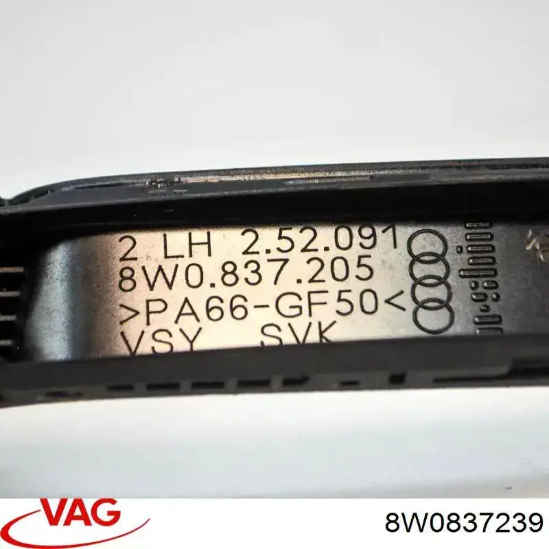 Placa sobreposta de maçaneta da porta VAG 8W0837239 preço, a partir de 33,16 USD