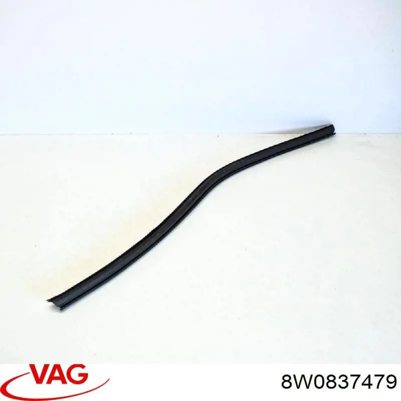 Compactador interno de vidro da porta dianteira esquerda (chapa) VAG 8W0837479 preço, a partir de 66,36 USD