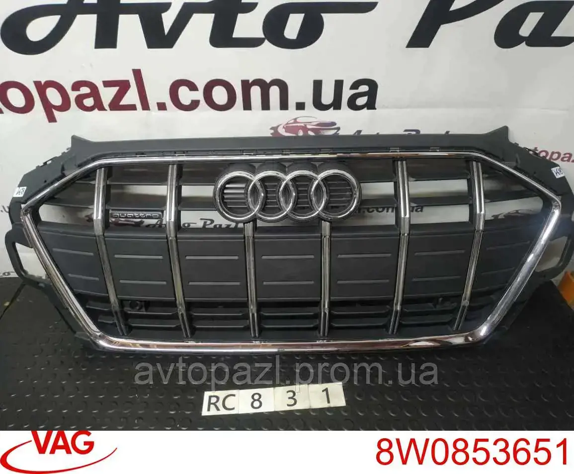 8W0853651 VAG Grelha do radiador