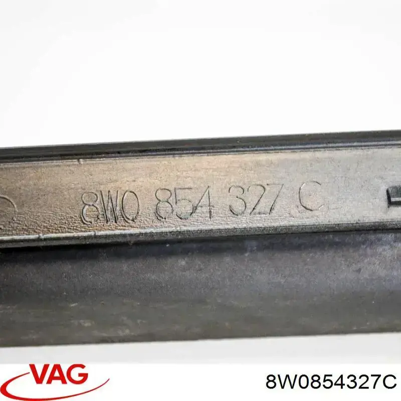 8W0854327C VAG Moldura esquerda de pára-brisas
