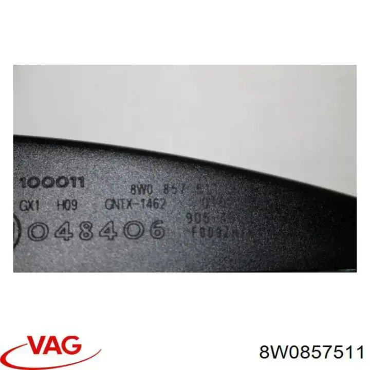 8W0857511 VAG Espelho de salão interno