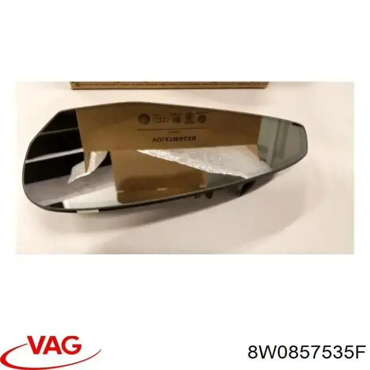Elemento espelhado do espelho de retrovisão esquerdo VAG 8W0857535F preço, a partir de 374,45 USD