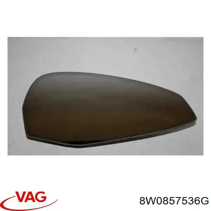 Compre 8W0857536G VAG Elemento espelhado do espelho de retrovisão direito