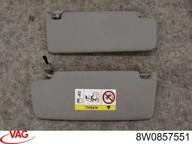Pala contra o sol VAG 8W0857551 preço, a partir de 95,34 USD