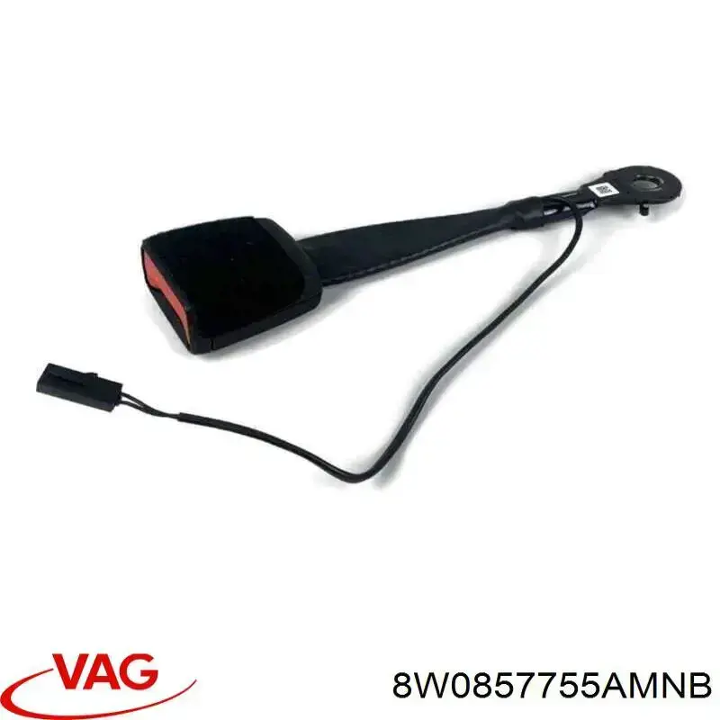 8W0857755AMNB VAG Barra (fecho) dianteira de fixação da correia de segurança