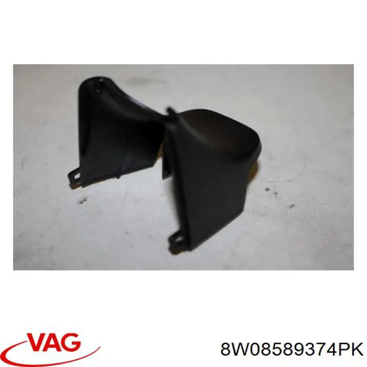 8W08589374PK VAG Placa sobreposta (tampa) de suporte de espelho de salão