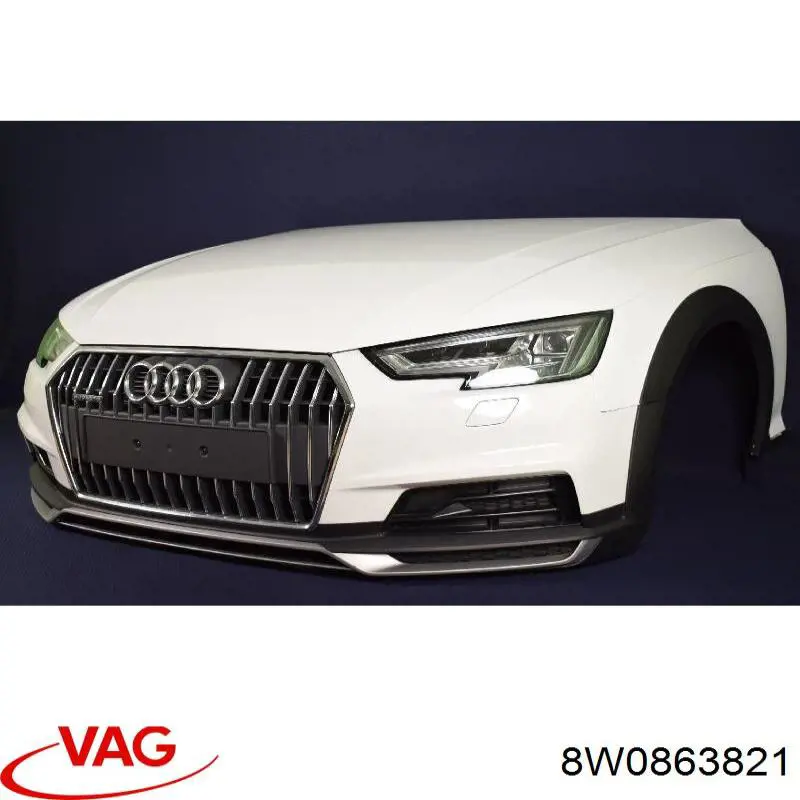 Proteção de motor dianteira VAG 8W0863821 preço, a partir de 71,97 USD