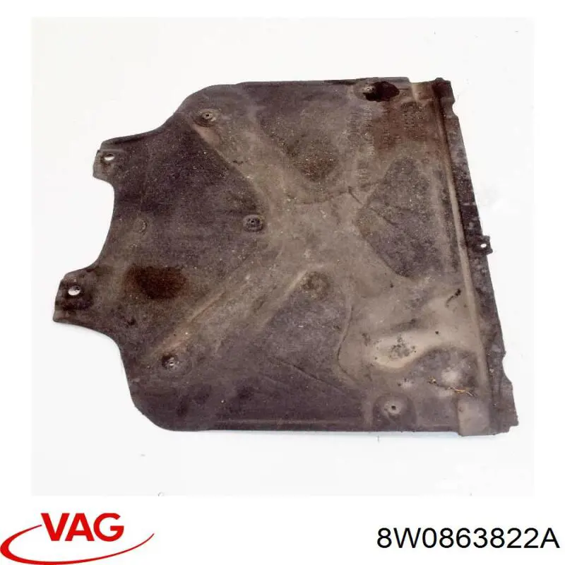 Proteção de motor traseiro VAG 8W0863822A preço, a partir de 66,44 USD