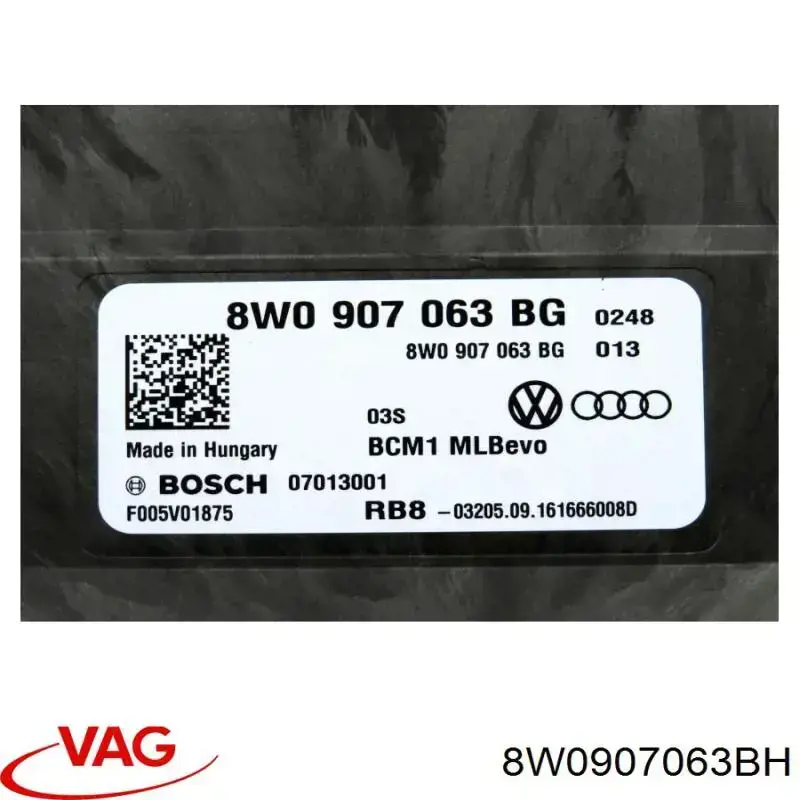 Compre 8W0907063BH VAG Módulo de direção (Centralina eletrônica) da rede de bordo