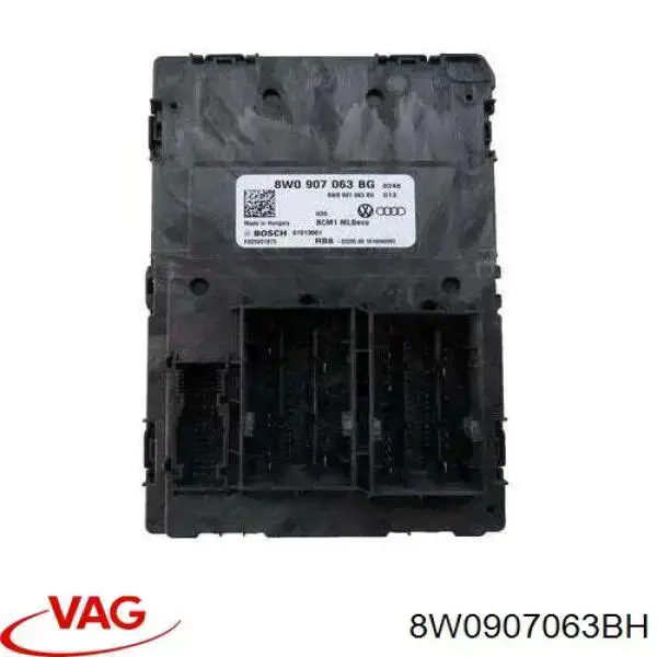 8W0907063BH VAG Módulo de direção (Centralina eletrônica) da rede de bordo