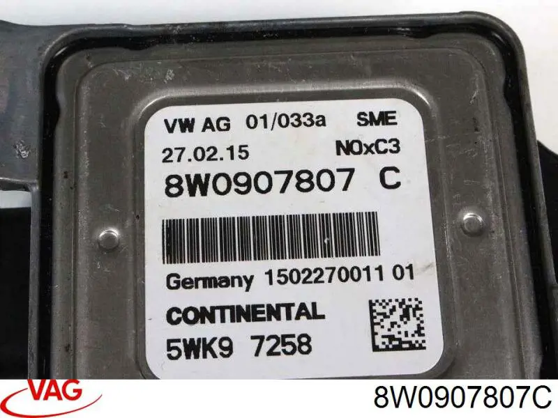Compre 8W0907807C VAG Sensor de óxidos de nitrogênio NOX