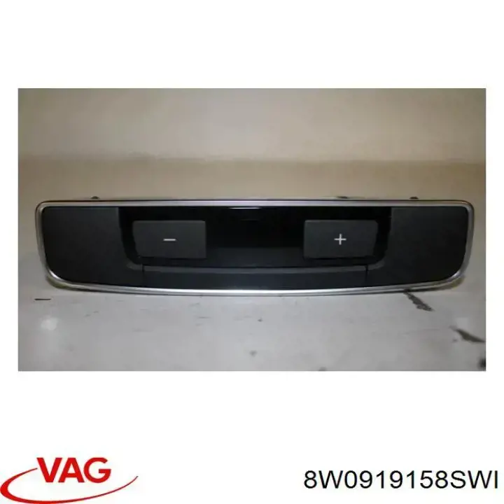 Unidade de controlo dos modos de aquecimento/condicionamento VAG 8W0919158SWI preço, a partir de 89,52 USD