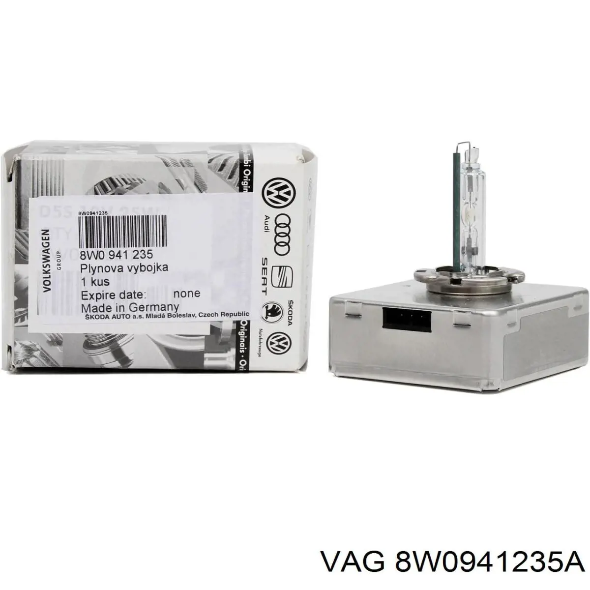 8W0941235A VAG Lâmpada de xénon