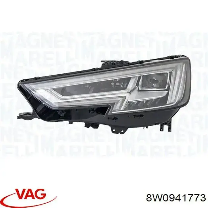 8W0941773 VAG Luz esquerda