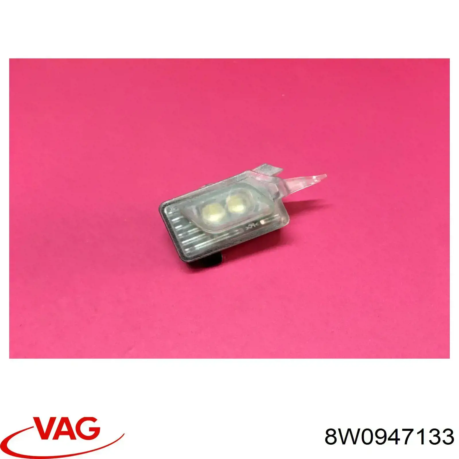 8W0947133 VAG Lanterna da luz de fundo de maçaneta da porta dianteira