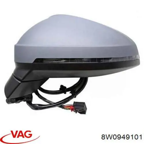 Pisca-pisca de espelho esquerdo VAG 8W0949101 preço, a partir de 35,69 USD