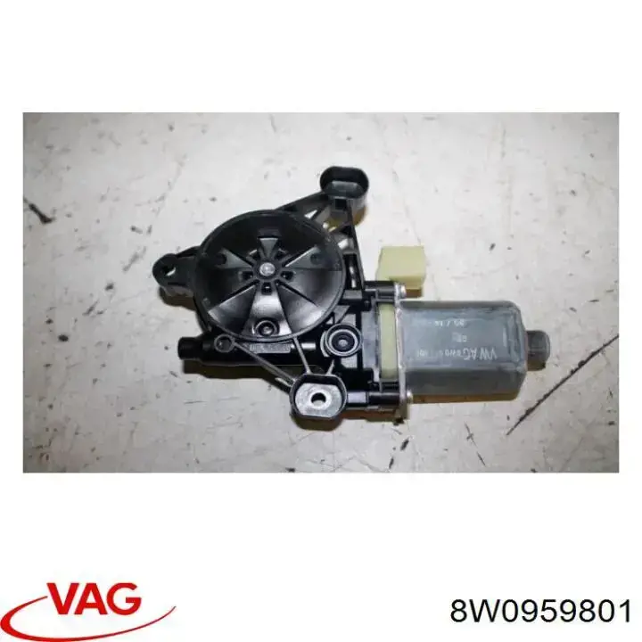 8W0959801 VAG Motor de acionamento de vidro da porta dianteira esquerda