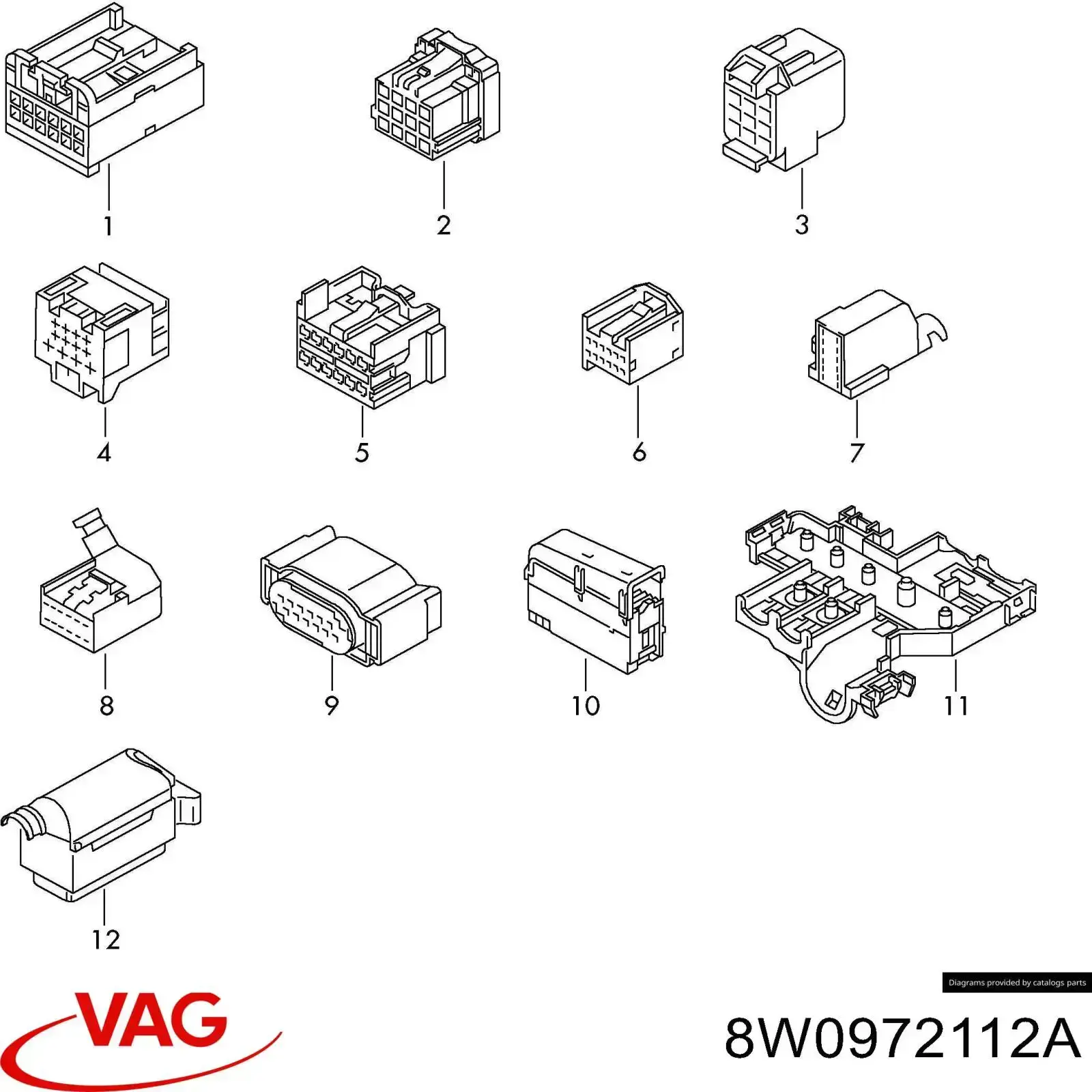  VAG 8W0972112A preço, a partir de 17,10 USD