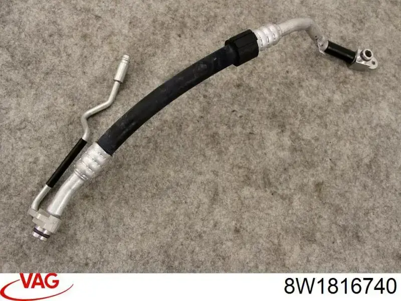 8W1816740 VAG Mangueira de aparelho de ar condicionado, desde o radiador até o vaporizador