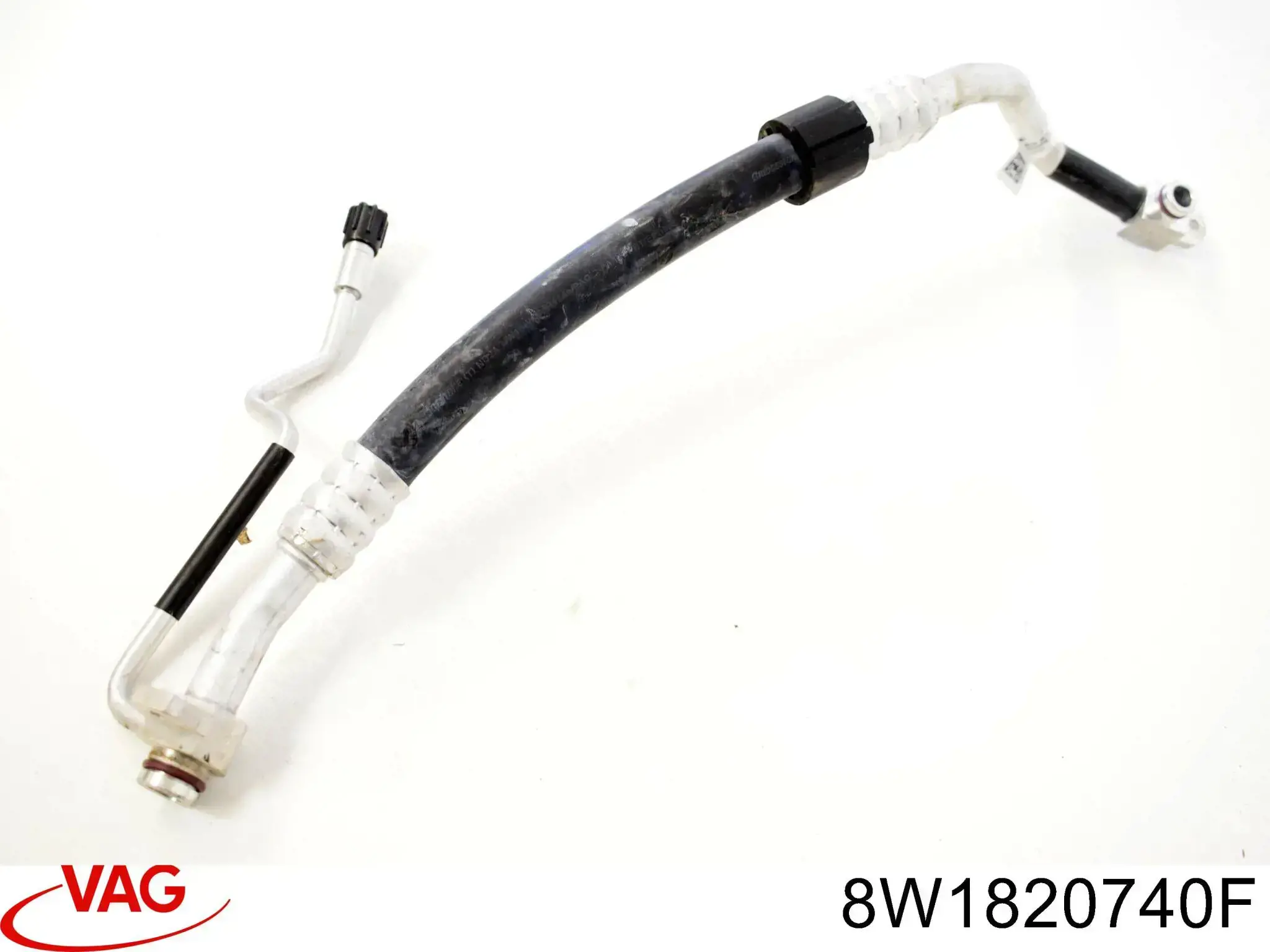 8W1820740F VAG Mangueira de aparelho de ar condicionado, desde o radiador até o vaporizador