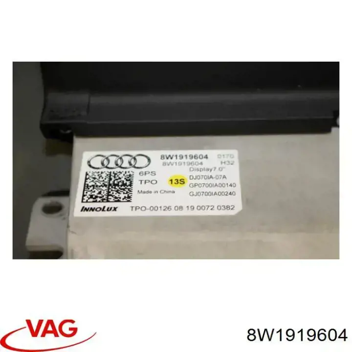 8W1919604 VAG Mostrador multifuncional
