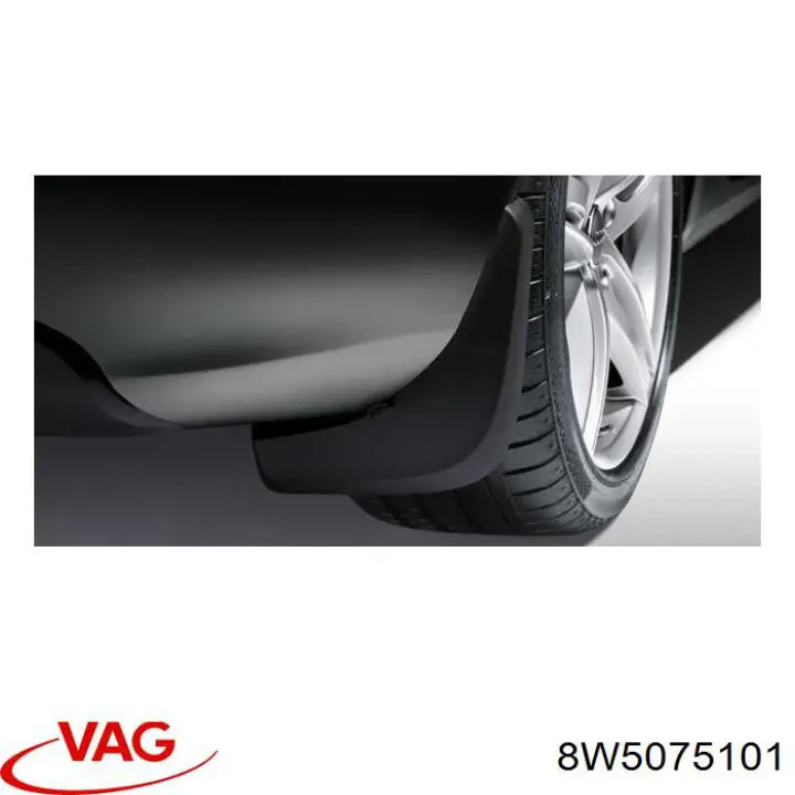 8W5075101 VAG Protetores de lama traseiros, kit