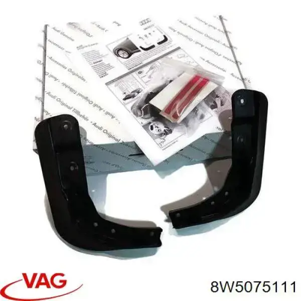 8W5075111 VAG Protetores de lama dianteiros, kit