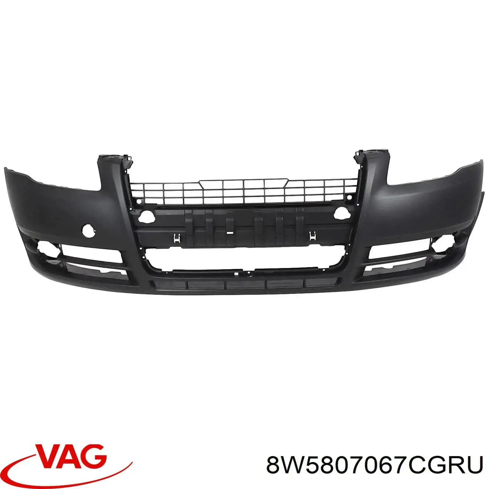 8W5807067CGRU VAG Pára-choque traseiro