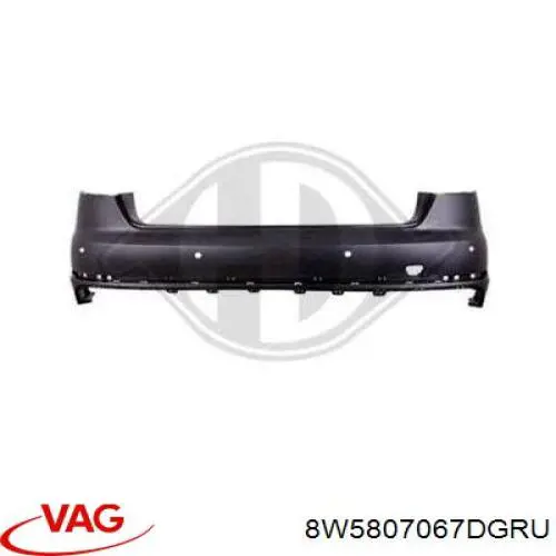 8W5807067D VAG Pára-choque traseiro